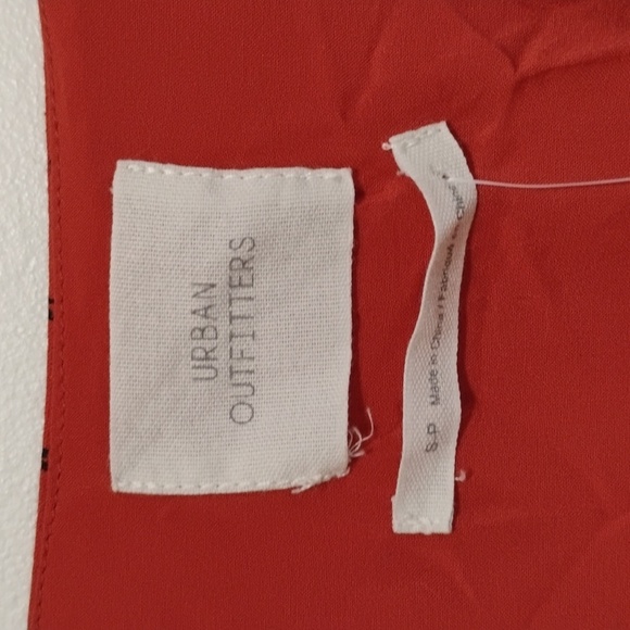 Urban Outfitters | Orange and Navy Terra Cota Maxi Wrap Dress | Women's S | NWT - Picture 4 of 6